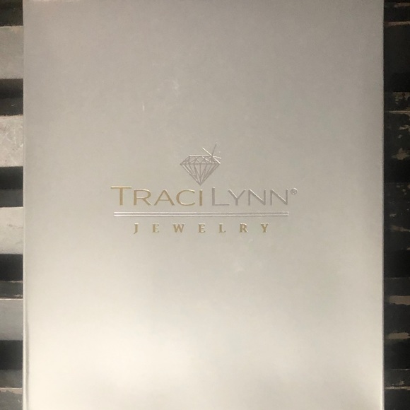 TRACI LYNN Crystal Drop Chain Link Crush Necklace - Picture 5 of 6